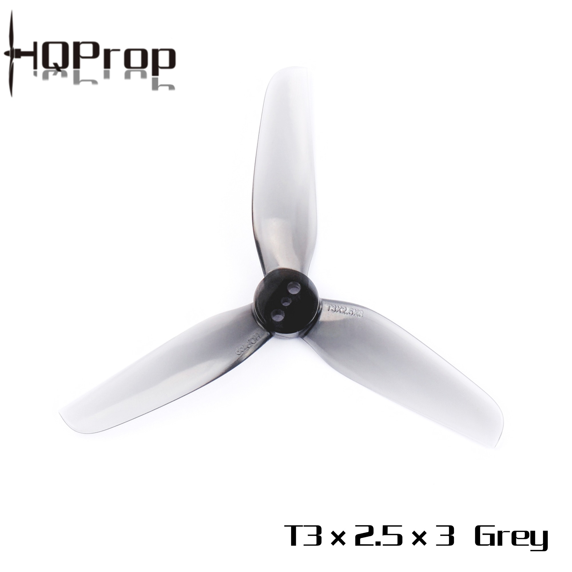 HQProp HQ Durable Prop T3X2.5X3 Grey (2CW+2CCW)-Poly Carbonate - Image 1