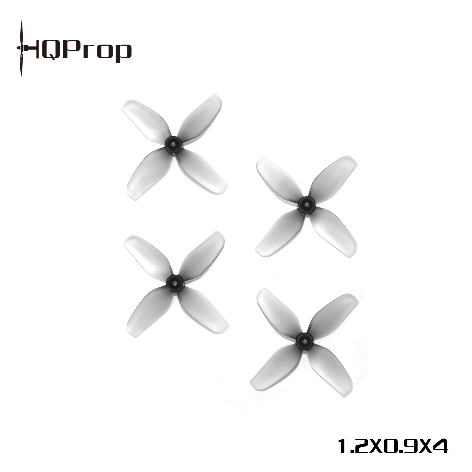 HQProp HQ Ultralight Whoop Prop 1.2X0.9X4(31MM) Grey (2CW+2CCW)-PC-1MM Shaft - Image 1