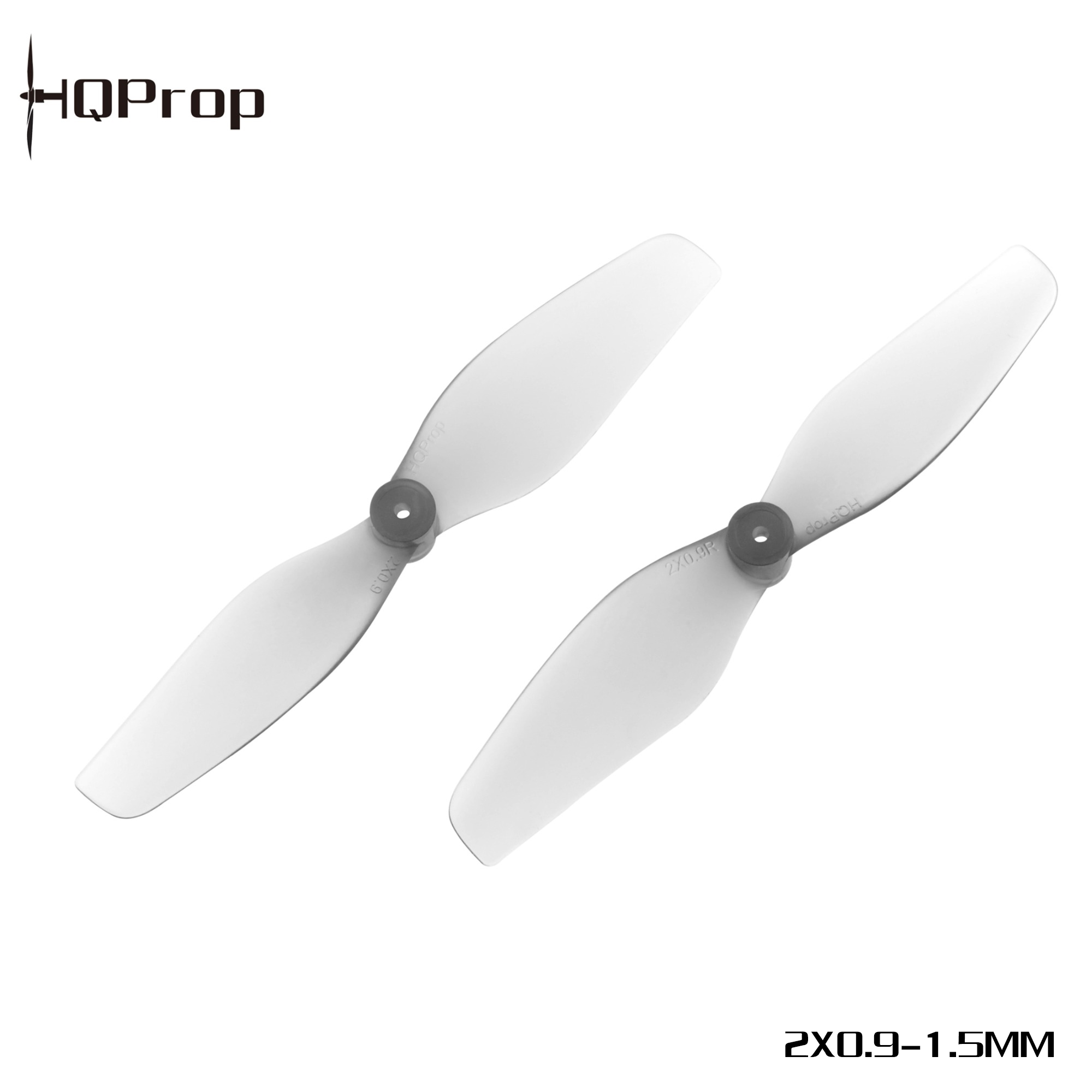 HQProp HQ Ultralight Prop 2X0.9 (51MM) Grey(2CW+2CCW)-PC-1.5MM Shaft - Image 1