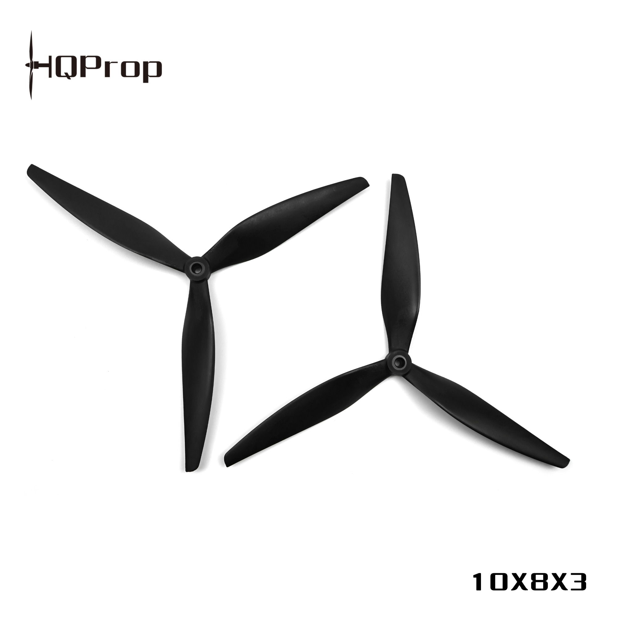 HQProp HQ MacroQuad Prop 10X8X3(2CW+2CCW) Black-Glass Fiber Reinforced Nylon - Image 1
