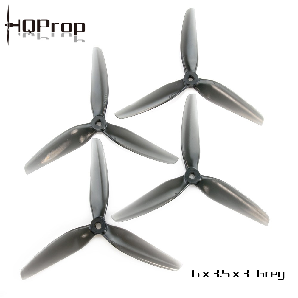 HQProp HQProp 6X3.5X3 Light Grey (2CW+2CCW)-Poly Carbonate-POPO