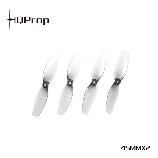 HQProp HQ Micro Whoop Prop 1.8X1.4(45MM) Grey (2CW+2CCW)-Poly Carbonate-1.5MM Shaft