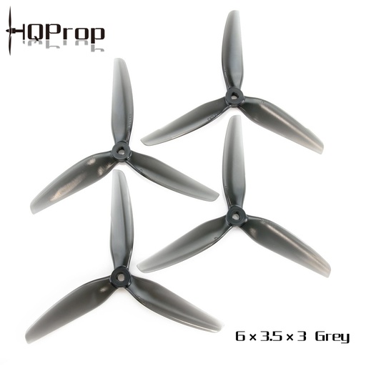 HQProp HQProp 6X3.5X3 Light Grey (2CW+2CCW)-Poly Carbonate-POPO